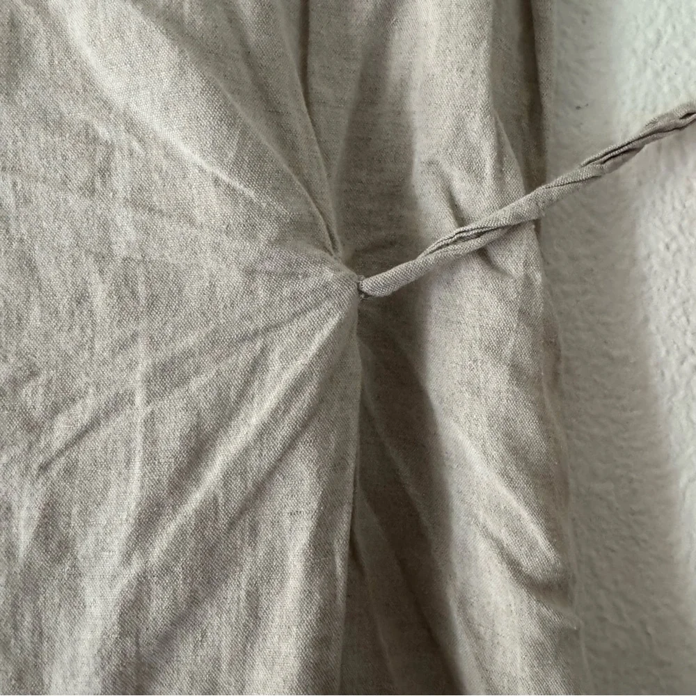 Camp Hollyhock Rustic Whimsical Vintage Linens Mini Dress Tunic Top RARE Small - Picture 5 of 9